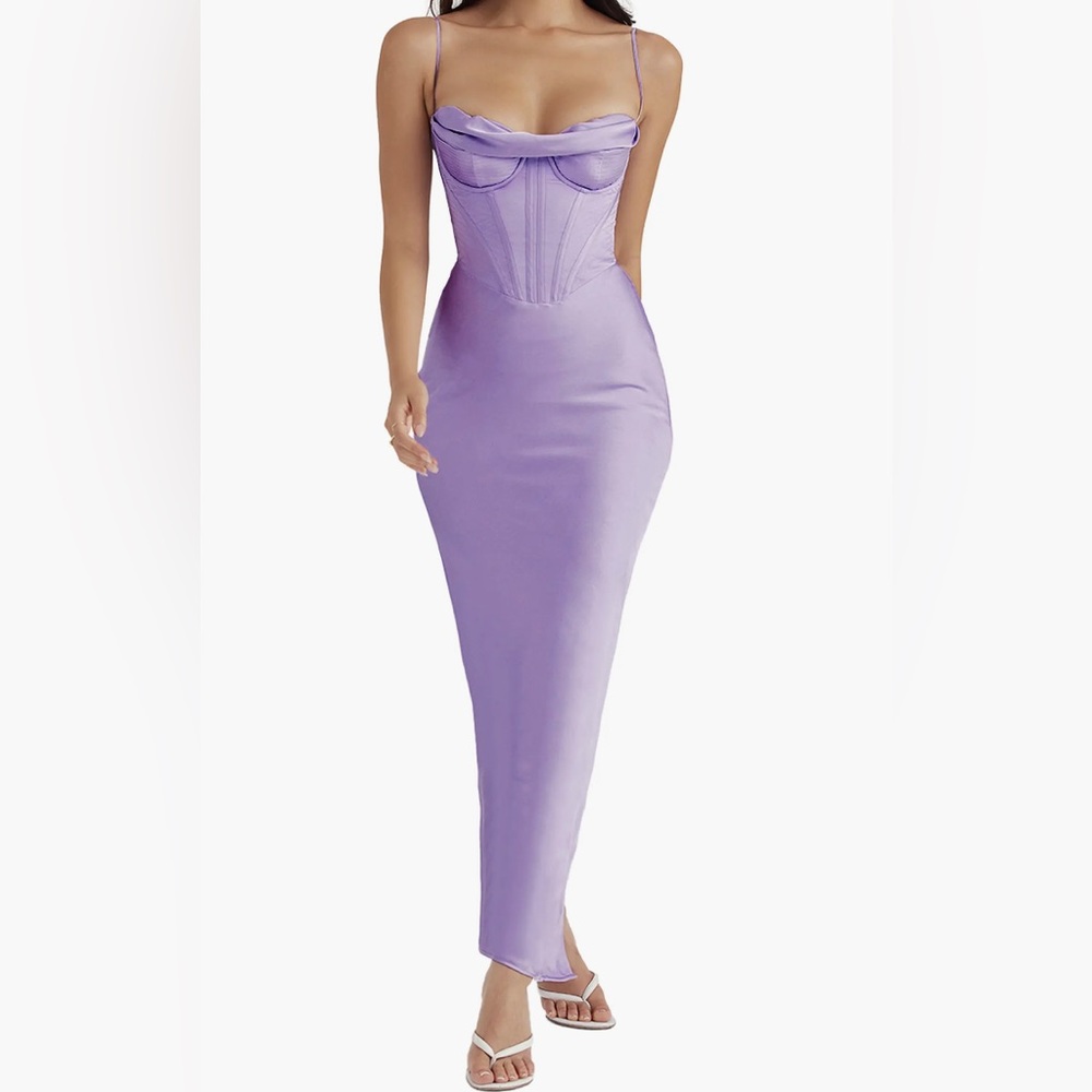House of CB Charmaine Corset Dress, Large, worn once
